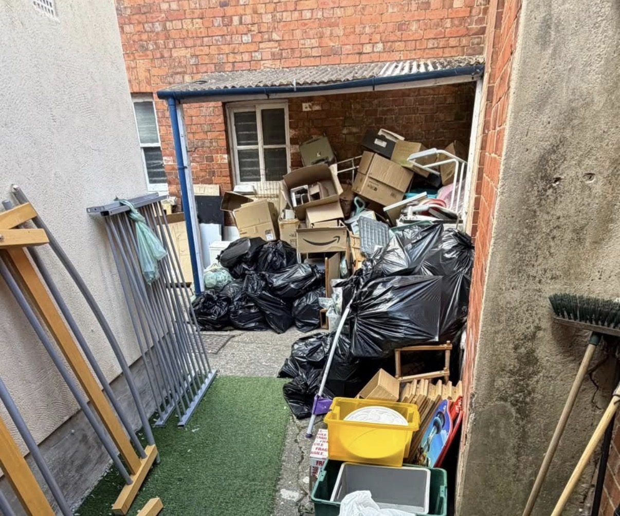 Yard clearance before
